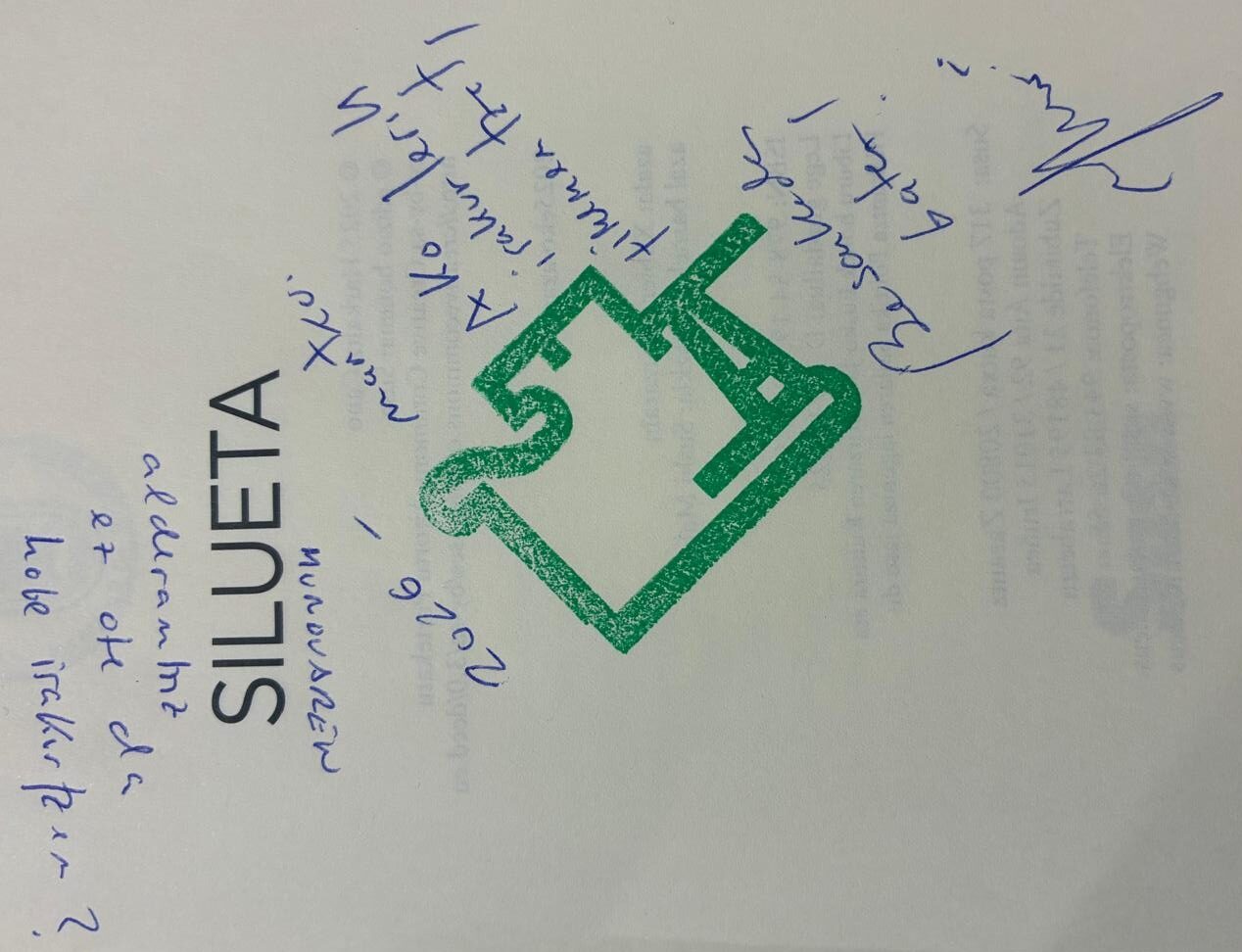 SILUETA. Harkaitz Cano